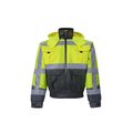 2W International High Viz Lime Jacket with Removable Lining, Medium, Class 3 352C-3 M